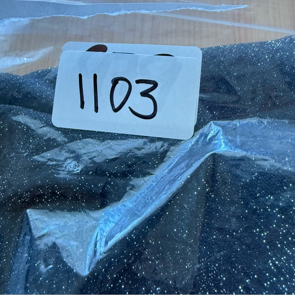 Reformation Maevry Knit Maxi Dress Sparkle Minimalist Party Black  S [flaw] - Picture 11 of 12